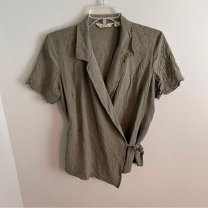 Tommy Bahama Silk Wrap Shirt Sage Green